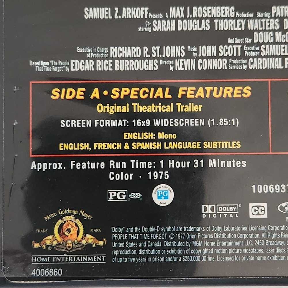 🎬 Double Feature: The Land That Time Forgot / The People That Time DVD - Picture 9 of 12